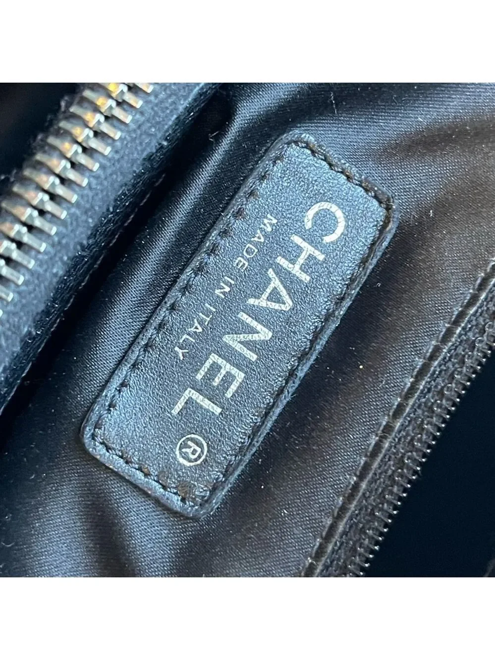 CHANEL Black Quilted Caviar Leather Tote with Interlocking CC